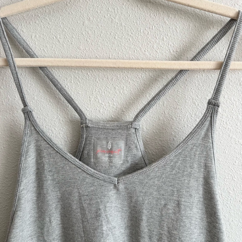 Like New Free People Gray Hotshot Onesie - Picture 7 of 10
